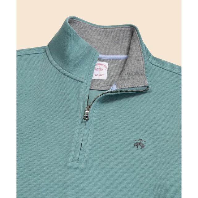 ブルックスブラザーズ（Brooks Brothers）/コットン　フレンチリブ　GFロゴ　ハーフジップ　モックネックプルオーバー_5