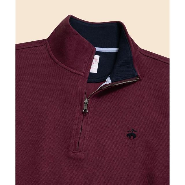 ブルックスブラザーズ（Brooks Brothers）/コットン　フレンチリブ　GFロゴ　ハーフジップ　モックネックプルオーバー_8