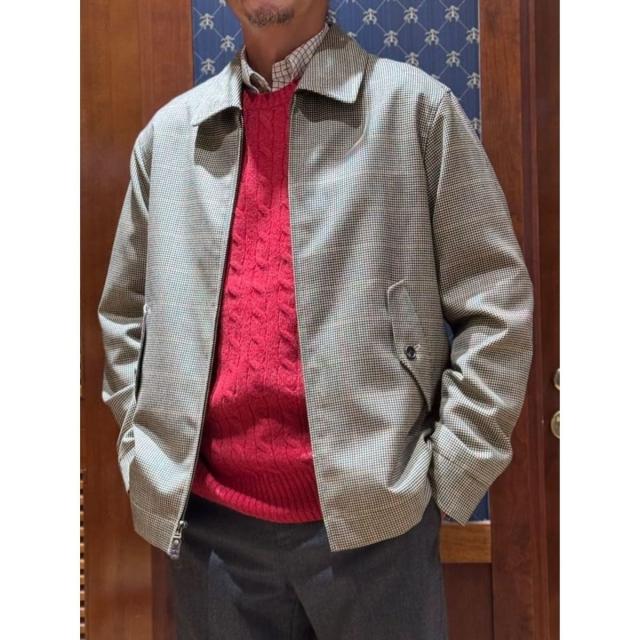 ブルックスブラザーズ（Brooks Brothers）/ウール　ガンクラブチェック　ジップブルゾン