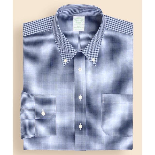 ブルックスブラザーズ（Brooks Brothers）/ストレッチピンポイントオックス　ギンガム　ドレスシャツ　Slim Fit セレモニー_3