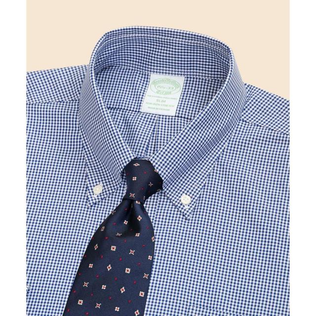ブルックスブラザーズ（Brooks Brothers）/ストレッチピンポイントオックス　ギンガム　ドレスシャツ　Slim Fit セレモニー_4