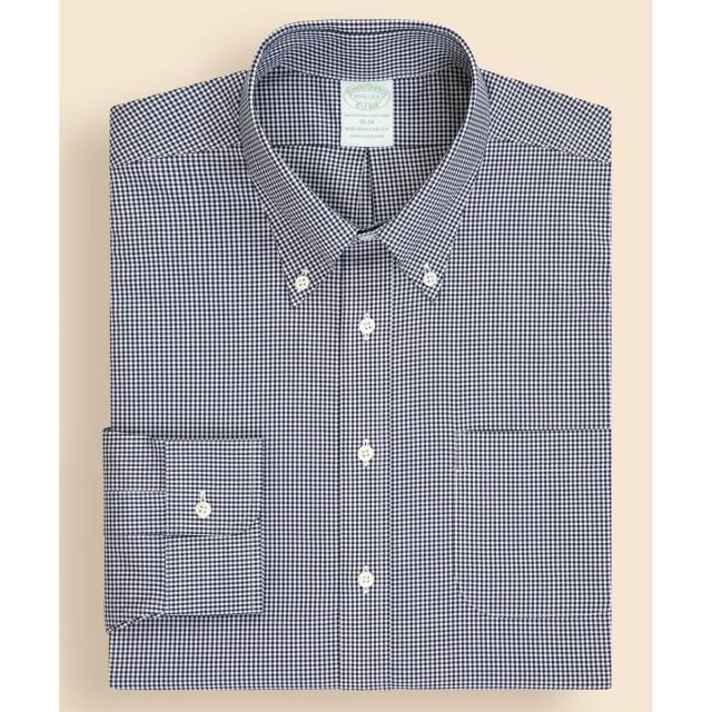 ブルックスブラザーズ（Brooks Brothers）/ストレッチピンポイントオックス　ギンガム　ドレスシャツ　Slim Fit セレモニー_8