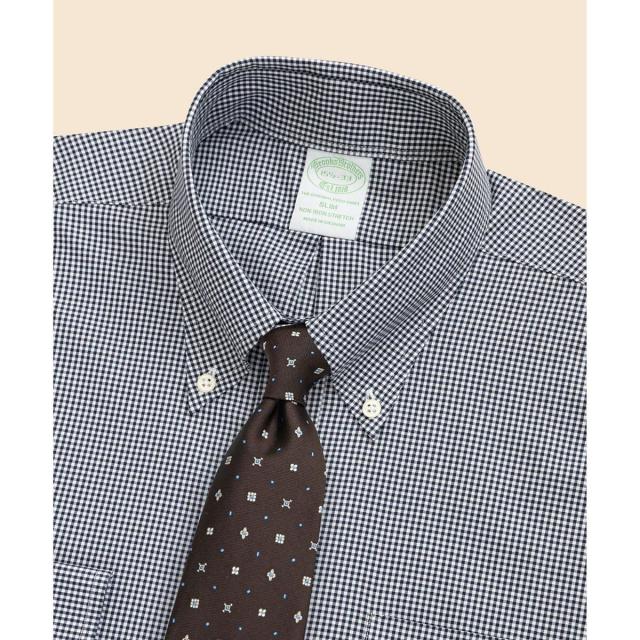 ブルックスブラザーズ（Brooks Brothers）/ストレッチピンポイントオックス　ギンガム　ドレスシャツ　Slim Fit セレモニー_9