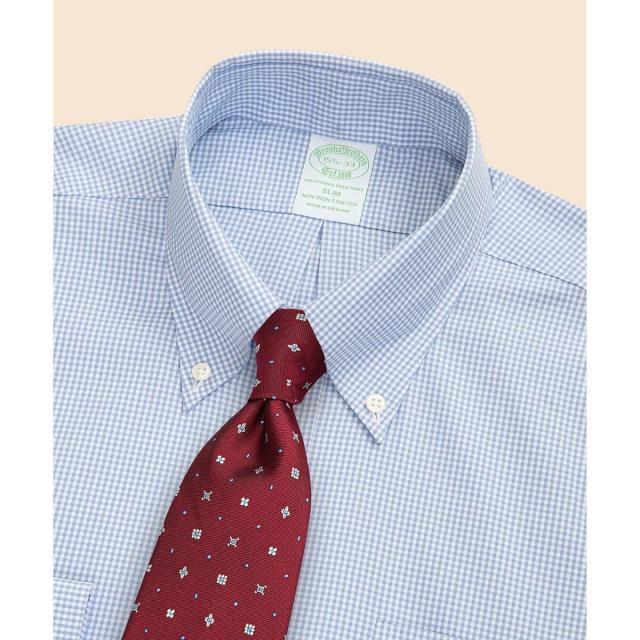 ブルックスブラザーズ（Brooks Brothers）/ストレッチピンポイントオックス　ギンガム　ドレスシャツ　Slim Fit セレモニー_14