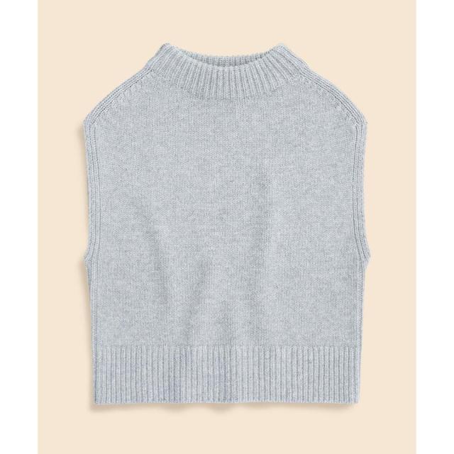 ブルックスブラザーズ（Brooks Brothers）/メリノウール　モックネック　ベスト