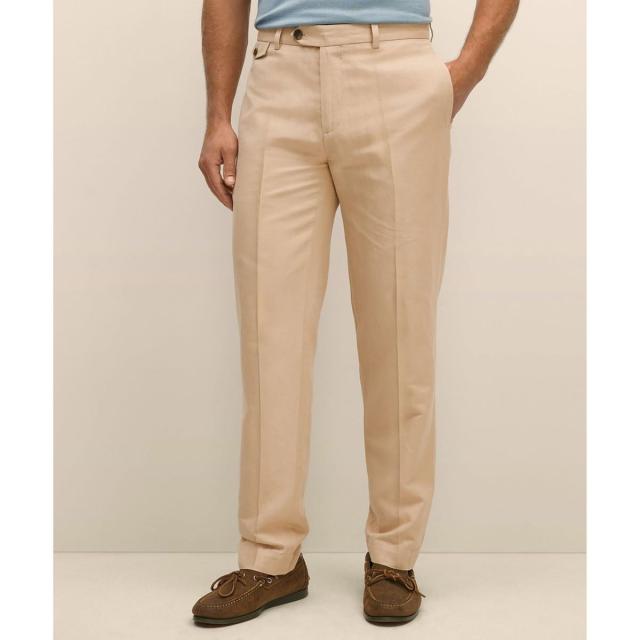 ブルックスブラザーズ（Brooks Brothers）/リネン／コットン　プレーンフロントパンツ　Regular