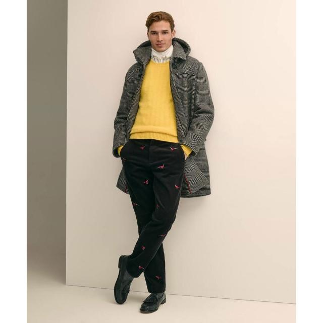 ブルックスブラザーズ（Brooks Brothers）/コットン　8−Waleコーデュロイ　フェザントエンブロイダリー　プレーンフロントパンツ　slim_2