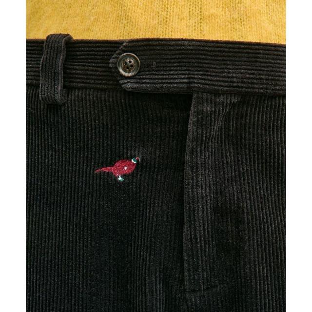 ブルックスブラザーズ（Brooks Brothers）/コットン　8−Waleコーデュロイ　フェザントエンブロイダリー　プレーンフロントパンツ　slim_3