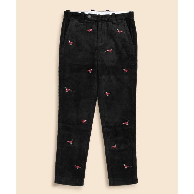 ブルックスブラザーズ（Brooks Brothers）/コットン　8−Waleコーデュロイ　フェザントエンブロイダリー　プレーンフロントパンツ　slim_4