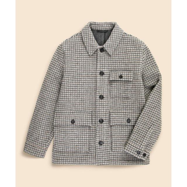 ブルックスブラザーズ（Brooks Brothers）/ウール／ポリエステル　ダブルフェイス　ガンクラブチェック　ウォーキングコート