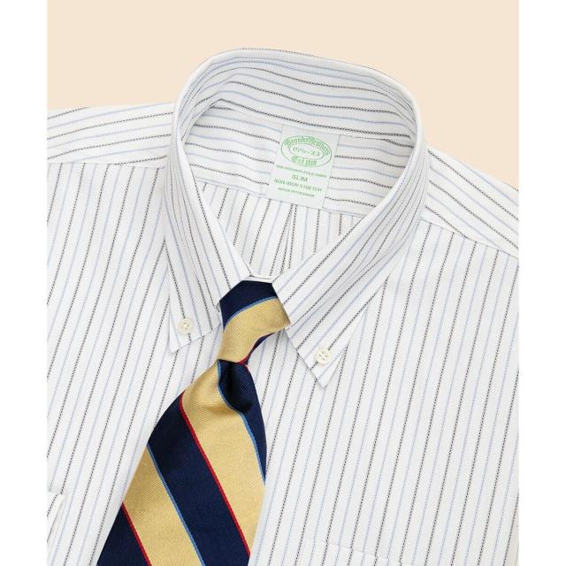 ブルックスブラザーズ（Brooks Brothers）/ストレッチコットン　ロイヤルオックス　ストライプ　ドレスシャツ　Slim Fit セレモニー_2