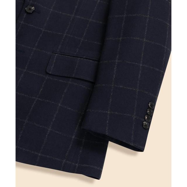 ブルックスブラザーズ（Brooks Brothers）/ウールブレンド　ウィンドウペイン　段返り３釦ジャケット　TOKYO model セレモニー_9