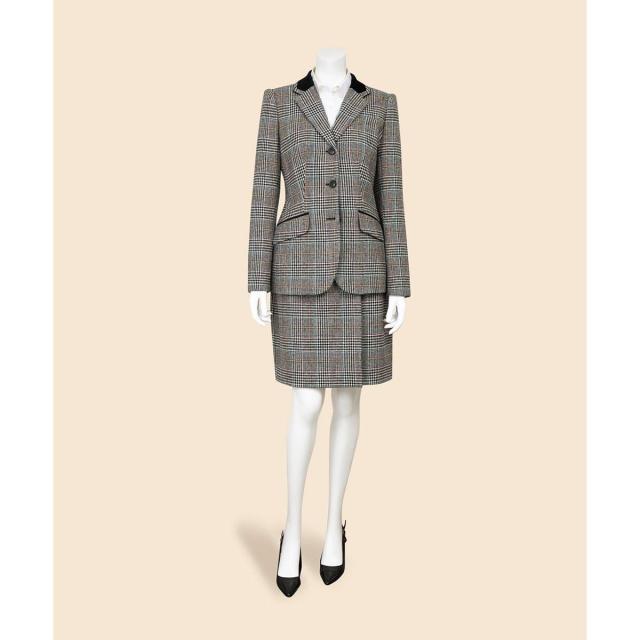 ブルックスブラザーズ（Brooks Brothers）/ウール　マルチカラーチェック　ラップスカート セレモニー_7