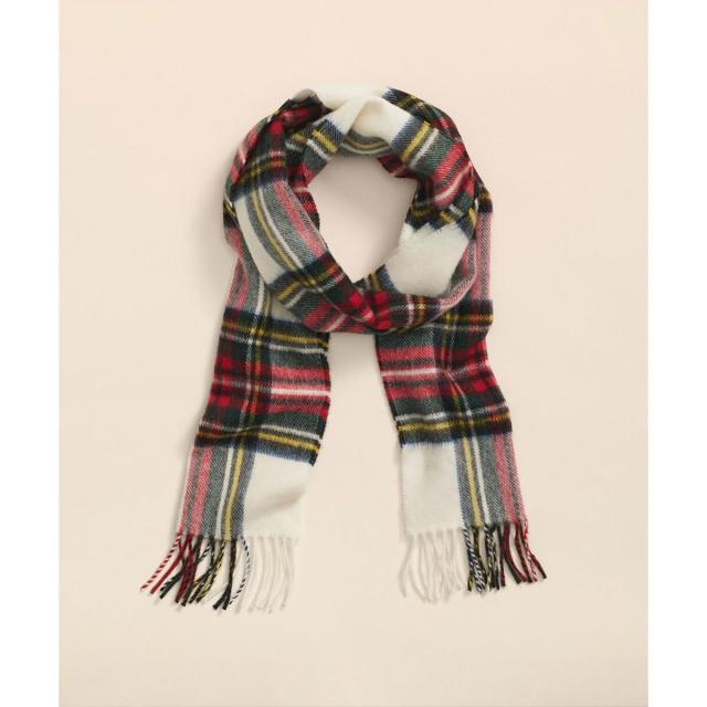 ブルックスブラザーズ（Brooks Brothers）/メリノウール　チェック　マフラー　Made in UK