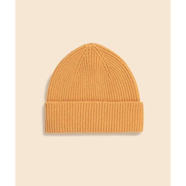 【NEW】ブルックスブラザーズ（Brooks Brothers）/ラムズウール　リブニットキャップ