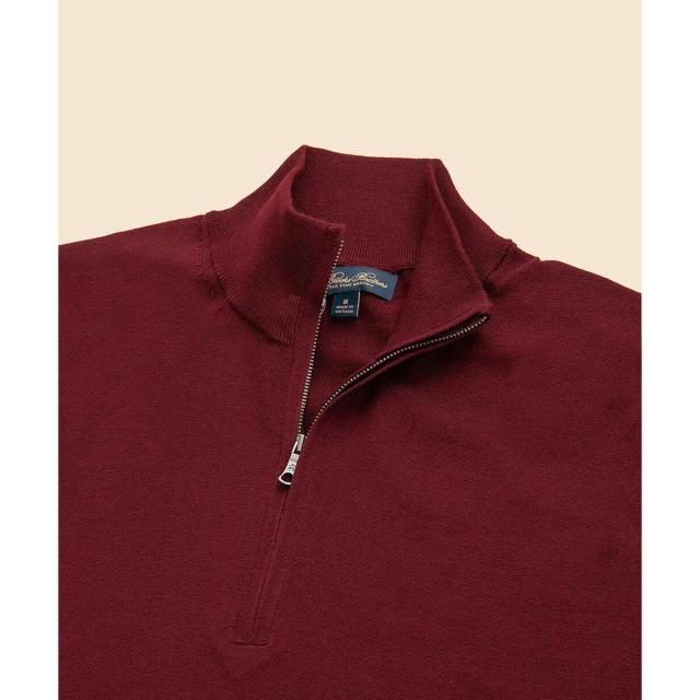 ブルックスブラザーズ（Brooks Brothers）/メリノウール　ハーフジップ　モックネックセーター_1