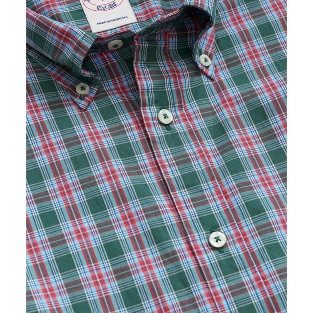 ブルックスブラザーズ（Brooks Brothers）/コットンポプリン　シーズナルパターン　フライデーシャツ_1