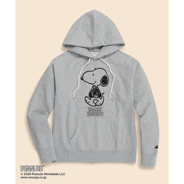 【NEW】ブルックスブラザーズ（Brooks Brothers）/Brooks Brothers × PEANUTS　コットンフレンチテリー　スヌーピープリント　フー