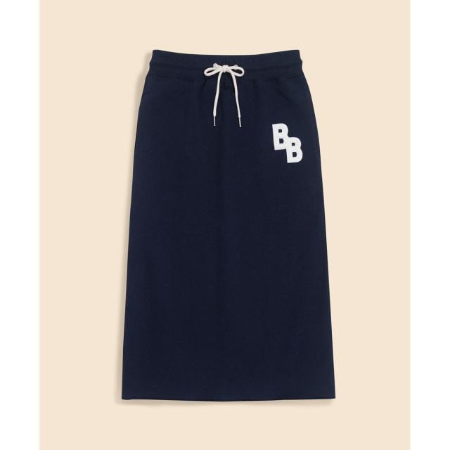 ブルックスブラザーズ（Brooks Brothers）/コットンフレンチテリー　BBロゴ　ミディスカート 12,496円
