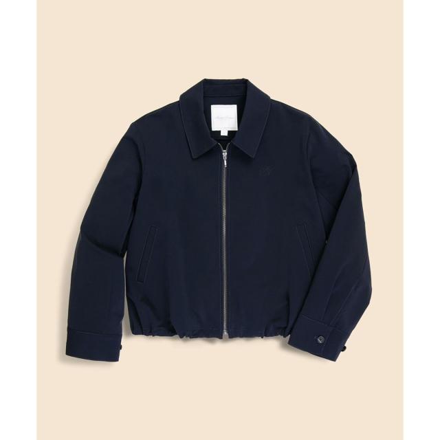 ブルックスブラザーズ（Brooks Brothers）/【Double B Collection】ポリエステル　BBロゴ　クロップド　ジップブルゾン