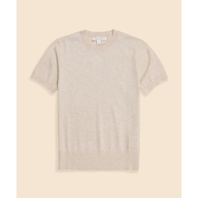 ブルックスブラザーズ（Brooks Brothers）/スーピマコットン　クルーネック　ショートスリーブセーター