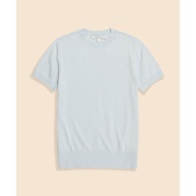 ブルックスブラザーズ（Brooks Brothers）/スーピマコットン　クルーネック　ショートスリーブセーター_2