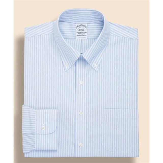 ブルックスブラザーズ（Brooks Brothers）/ストレッチロイヤルオックスフォード　ストライプ　ドレスシャツ　Regular Fit_1