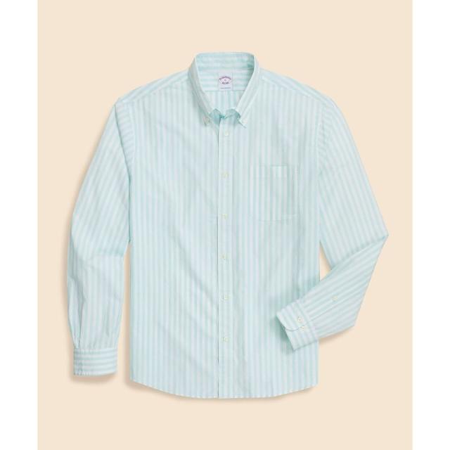 ブルックスブラザーズ（Brooks Brothers）/コットンポプリン　ブッチャーストライプ　フライデーシャツ