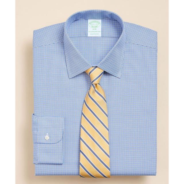 ブルックスブラザーズ（Brooks Brothers）/Brooks Brothers Explorer　スーピマコットンブレンド　チェック　ドレスシャツ