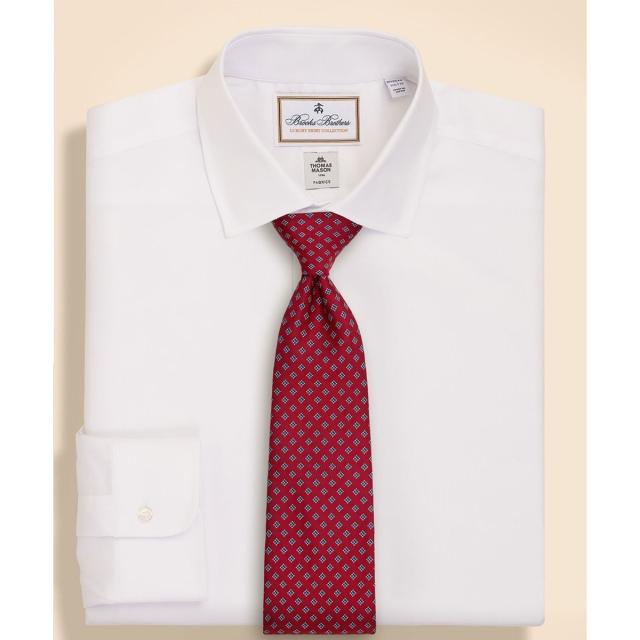 ブルックスブラザーズ（Brooks Brothers）/ラグジュアリー　コットンロイヤルオックスフォード　フレンチプラケット　ドレスシャツ　Re…