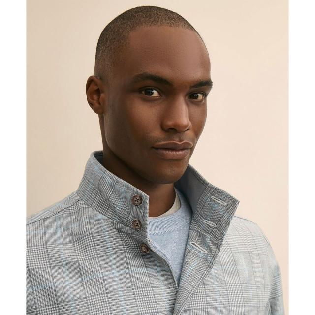 ブルックスブラザーズ（Brooks Brothers）/シルク／ウール　グレンプラッド　バルスターブルゾン_2
