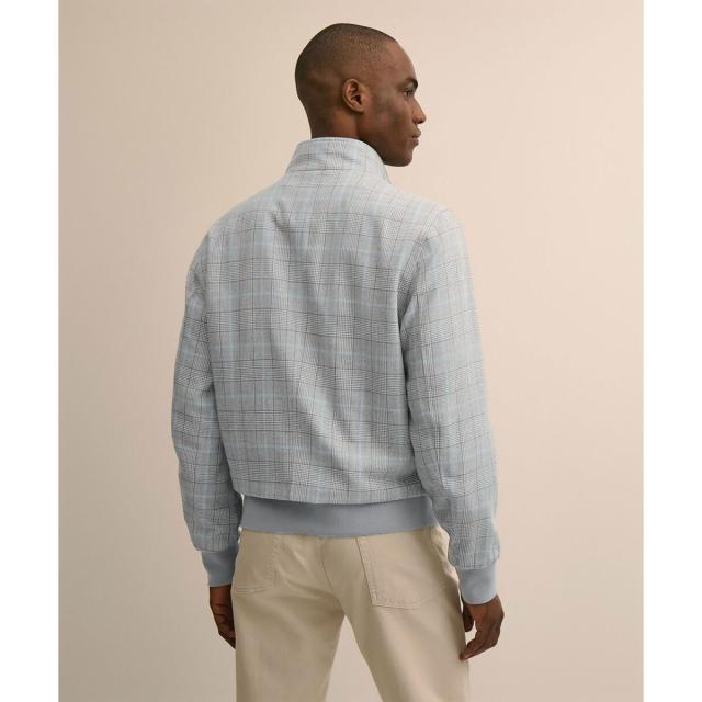 ブルックスブラザーズ（Brooks Brothers）/シルク／ウール　グレンプラッド　バルスターブルゾン_3