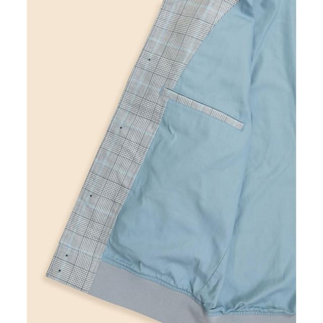 ブルックスブラザーズ（Brooks Brothers）/シルク／ウール　グレンプラッド　バルスターブルゾン_5