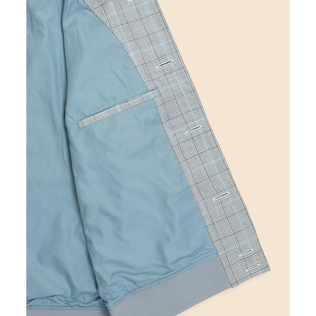ブルックスブラザーズ（Brooks Brothers）/シルク／ウール　グレンプラッド　バルスターブルゾン_6