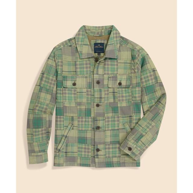 ブルックスブラザーズ（Brooks Brothers）/コットン　マドラスパッチワーク　シャツジャケット_4