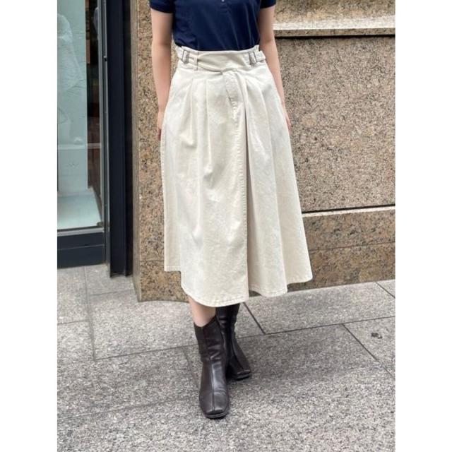 ブルックスブラザーズ（Brooks Brothers）/ストレッチコットン　グルカ　Aラインロングスカート