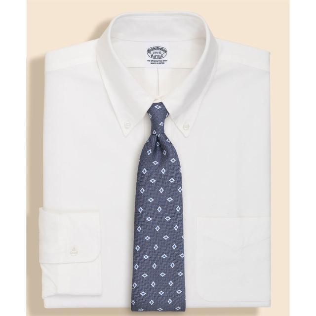 ブルックスブラザーズ（Brooks Brothers）/Makers　コットン／シルク　オックスフォード　６釦ドレスシャツ