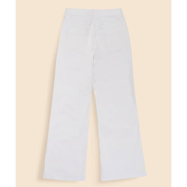 ブルックスブラザーズ（Brooks Brothers）/コットンブレンド　フロントパッチポケット　フレアレッグ　デニムパンツ_1