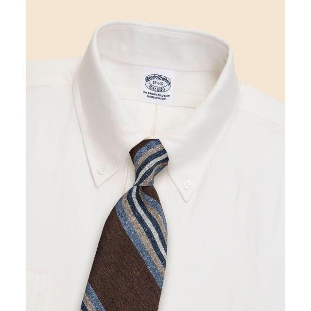 ブルックスブラザーズ（Brooks Brothers）/Makers　シルク／リネン　オックスフォード　６釦ドレスシャツ_2