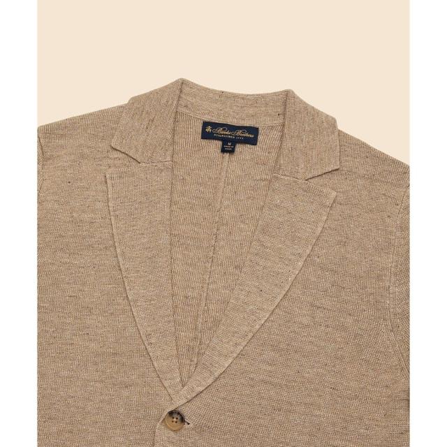 ブルックスブラザーズ（Brooks Brothers）/リネン/コットン　ニットジャケット_1