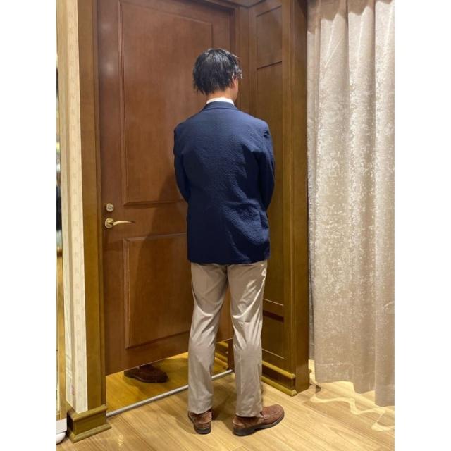ブルックスブラザーズ（Brooks Brothers）/ポリエステル　ストレッチポプリン　プレーンフロント　チノパンツ　Slim_11