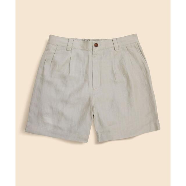 ブルックスブラザーズ（Brooks Brothers）/リヨセル／リネン　ヘリンボーン　ショーツ