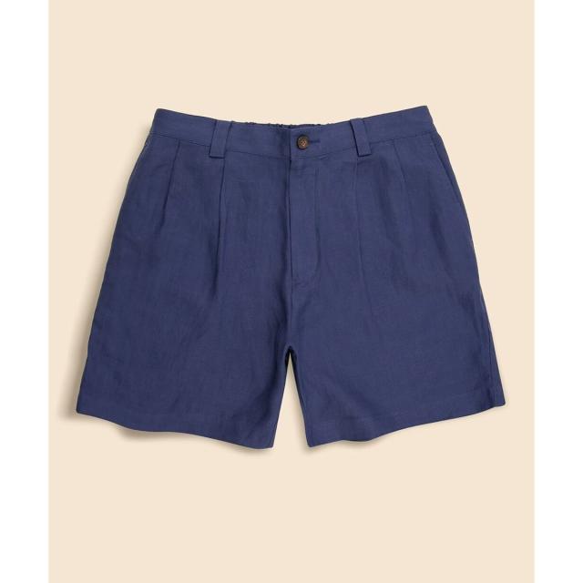 ブルックスブラザーズ（Brooks Brothers）/リヨセル／リネン　ヘリンボーン　ショーツ_1