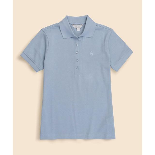 ブルックスブラザーズ（Brooks Brothers）/スーピマコットン　ストレッチピケ　GFロゴ　シーズナルカラー　ポロシャツ