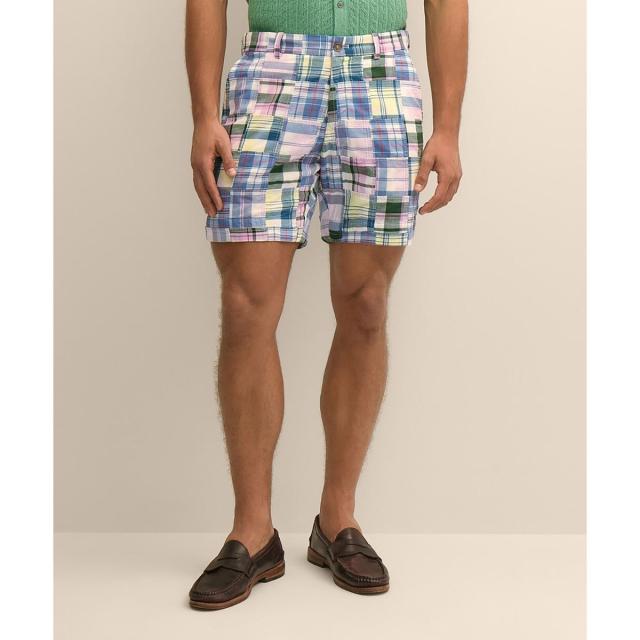 ブルックスブラザーズ（Brooks Brothers）/コットン　マドラスパッチワーク　7inショーツ