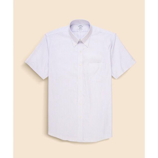 ブルックスブラザーズ（Brooks Brothers）/Brooks Brothers Explorer　ストライプ　ショートスリーブ　ドレスシャツ　Reg_2