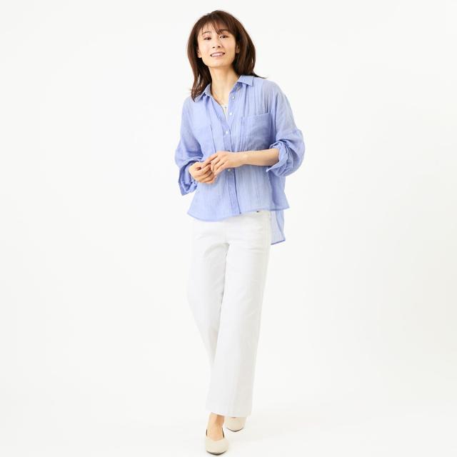 ナチュラルミストクラス（naturalmist Class）/ダブルポケットエアリーデザインシャツ[31813636]natural mist_12