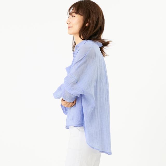 ナチュラルミストクラス（naturalmist Class）/ダブルポケットエアリーデザインシャツ[31813636]natural mist_9