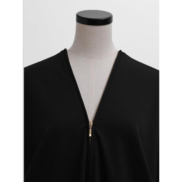 アーガブラック（AgaBLACK）/ファスナーネックワンピース_10