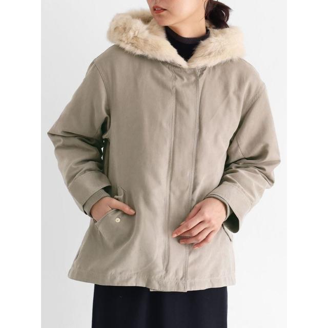 メドック オリジナル ブラック（MEDOC Original Black）/ファーフーデッドモッズアウター